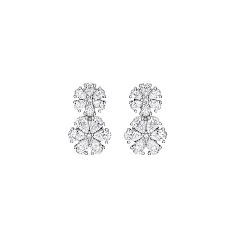 تكبير {0}Chopard - ألماس أقراط L'Heure du Diamant 83A065-1101   عرض أمامي
