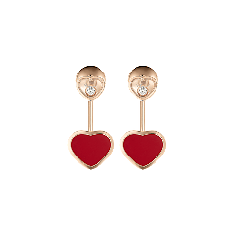 EnlargeChopard - Diamond Earrings Happy Hearts 83A082-5801   front view
