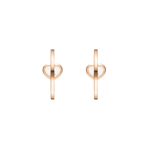 放大 Chopard - 耳环 Happy Diamonds Icons 83A192-5301    背面视图