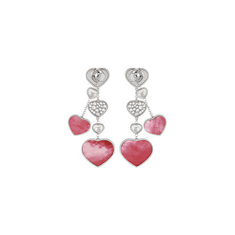 Enlarge {0}Chopard - Earrings Happy Hearts 83A482-1906    back view