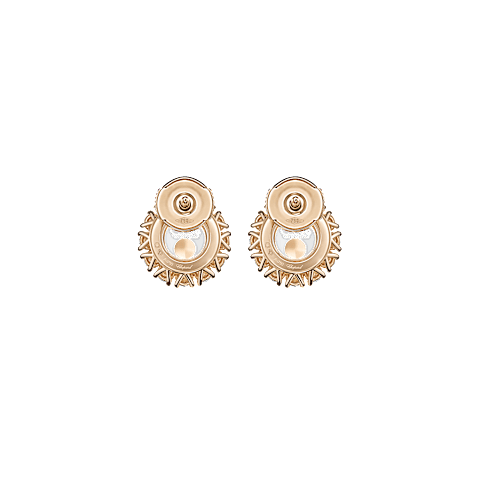 تكبير {0}Chopard - ألماس أقراط هابي دايموندز آيكونز جوايري 83A609-5001    عرض خلفي