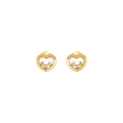 Enlarge {0}Chopard - Diamond Earrings Happy Diamonds Icons 83A611-0001   front view