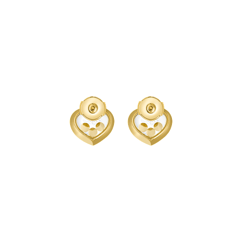 Enlarge {0}Chopard - Diamond Earrings Happy Diamonds Icons 83A611-0001    back view