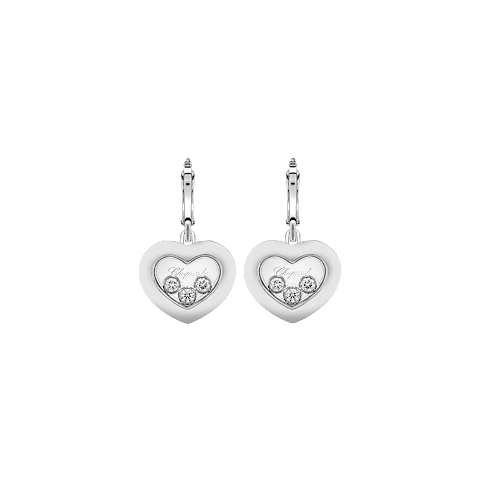 EnlargeChopard - Diamond Earrings Happy Diamonds Icons 83A611-1301   front view