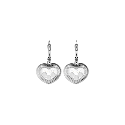 放大Chopard - 钻石 耳环 Happy Diamonds Icons 83A611-1401    背面视图
