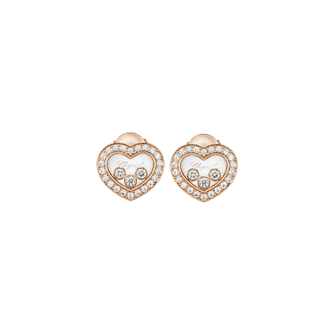 EnlargeChopard - Diamond Earrings Happy Diamonds Icons 83A611-5201   front view