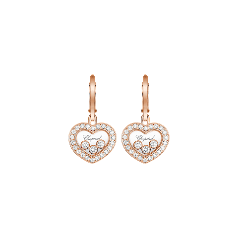 Vergr&ouml;&szlig;ernChopard - Diamant Ohrringe Happy Diamonds Icons 83A611-5401   Vorderansicht