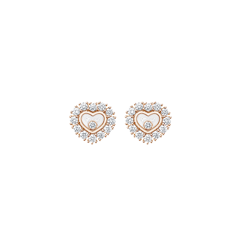تكبير {0}Chopard - ألماس أقراط هابي دايموندز آيكونز جوايري 83A616-5001   عرض أمامي