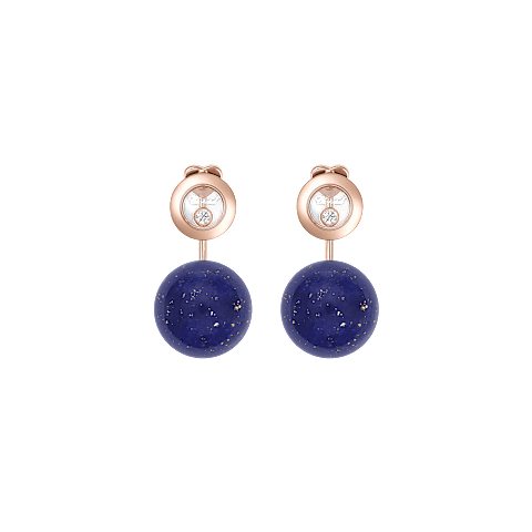 放大 {0}Chopard - 钻石 耳环 Happy Diamonds Planet 83A619-5501   正面视图