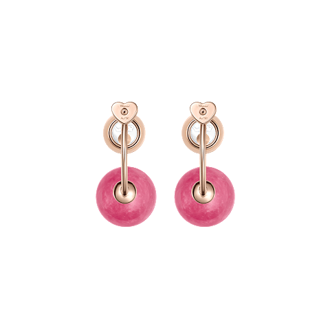 Agrandir {0}Chopard - Boucles d'oreilles Diamant Happy Diamonds Planet 83A619-5701    Vue arri&egrave;re