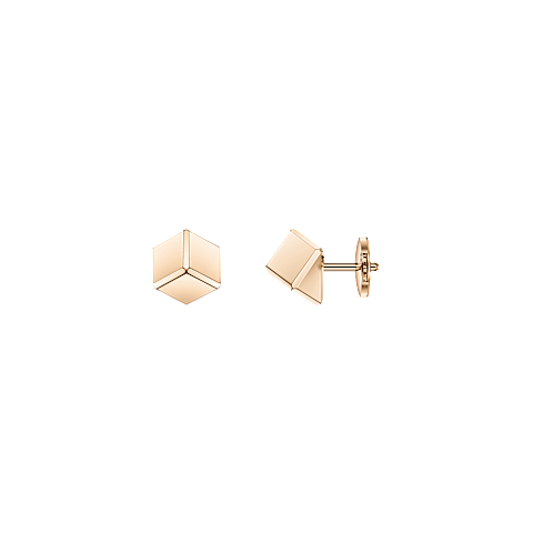 Enlarge {0}Chopard - Earrings Ice Cube Be Cube 83A661-5001  front & side view