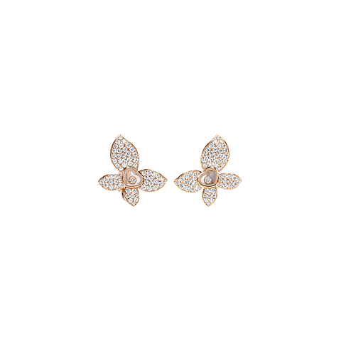Vergr&ouml;&szlig;ernChopard - Diamant Ohrclips Happy Butterfly X Mariah Carey 848536-5001   Vorderansicht
