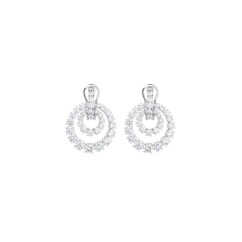 Ampliar {0}Chopard - pendientes de clip Diamantes L'Heure du Diamant 849059-1001   Vista frontal