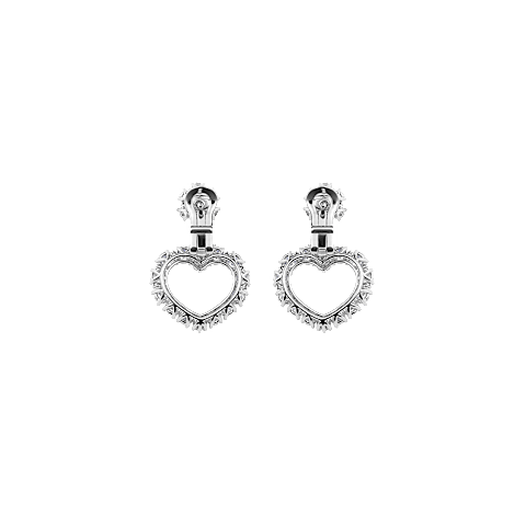 Enlarge {0}Chopard - Diamond Earclips L'Heure du Diamant 849070-1001    back view