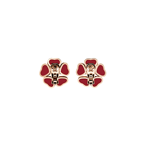 Enlarge {0}Chopard - Earclips Happy Hearts Flowers 84A085-5811    back view