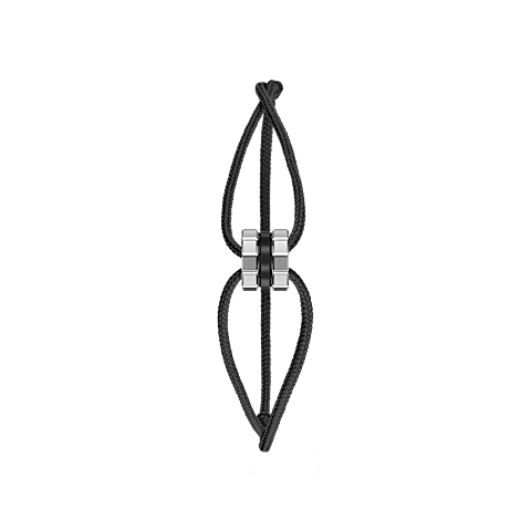 Enlarge {0}Chopard - Bracelet Ice Cube Black HyCeram&reg; Bracelet 857005-9002      side view