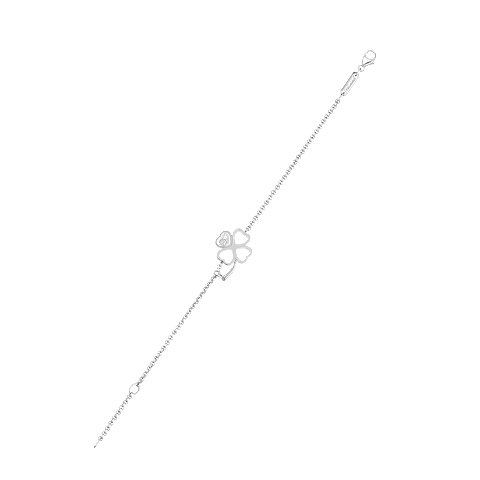 Enlarge {0}Chopard - Bracelet Happy Diamonds Good Luck Charms 857862-1001      side view