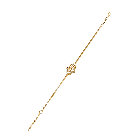 放大 {0}Chopard - 手链 Happy Diamonds Good Luck Charms 857864-5001      侧面视图