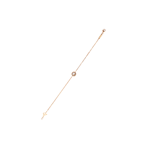 EnlargeChopard - Diamond Bracelet Happy Diamonds Icons 85A017-5001   flat and open back view