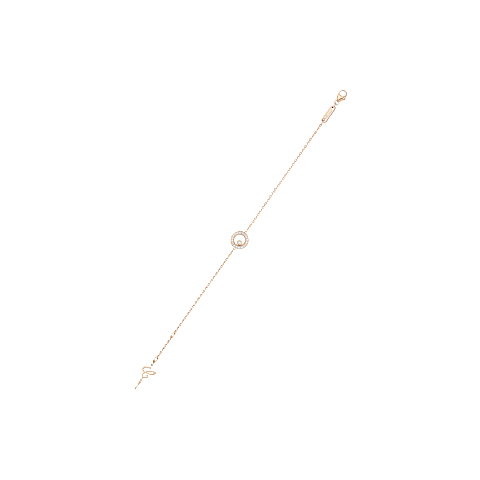 Enlarge {0}Chopard - Diamond Bracelet Happy Diamonds Icons 85A017-5201      side view