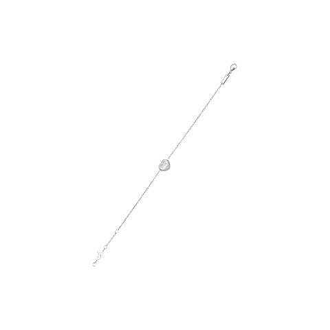 Agrandir {0}Chopard - Bracelet Diamant Happy Diamonds Icons 85A054-1201   Vue arri&egrave;re &agrave; plat ouverte