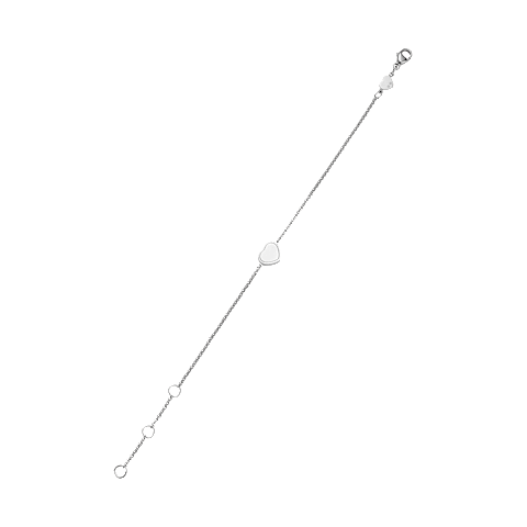 Ingrandisci {0}Chopard - Bracciale Diamanti My Happy Hearts 85A086-1091   Vista posteriore aperta e piatta