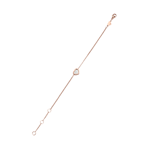 УвеличитьChopard - Браслет My Happy Hearts 85A086-5031   Вид сзади плоский открытый