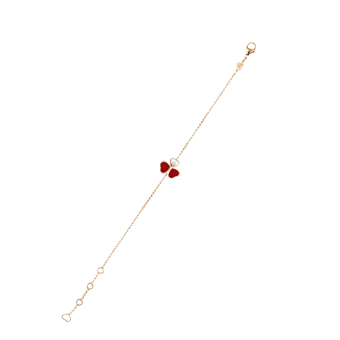 Agrandir {0}Chopard - Bracelet Diamant Happy Hearts Wings 85A183-5081      Vue lat&eacute;rale