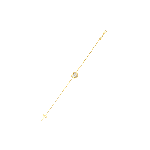放大 {0}Chopard - 钻石 手链 Happy Diamonds Icons 85A611-0001      侧面视图