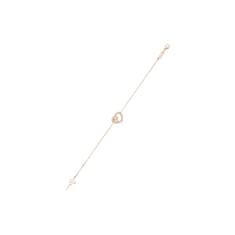 放大 {0}Chopard - 钻石 手链 Happy Diamonds Icons 85A611-5201      侧面视图
