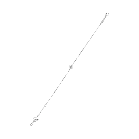 Vergr&ouml;&szlig;ern {0}Chopard - Diamant Armband Ice Cube Be Cube 85A661-1001   R&uuml;ckansicht flach ge&ouml;ffnet
