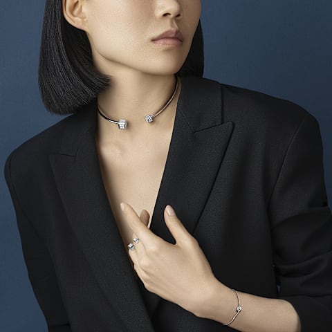 Chopard - سوار ألماس آيس كيوب بي كيوب 85A661-1001      عرض جانبي