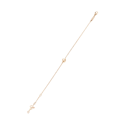 Agrandir {0}Chopard - Bracelet Ice Cube Be Cube 85A661-5001   Vue arri&egrave;re &agrave; plat ouverte