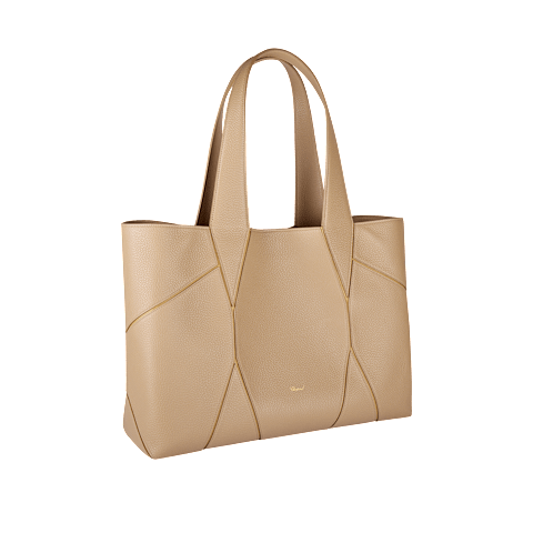 Enlarge {0}Chopard Diamond Grained Calfskin Bag for women -   inside view