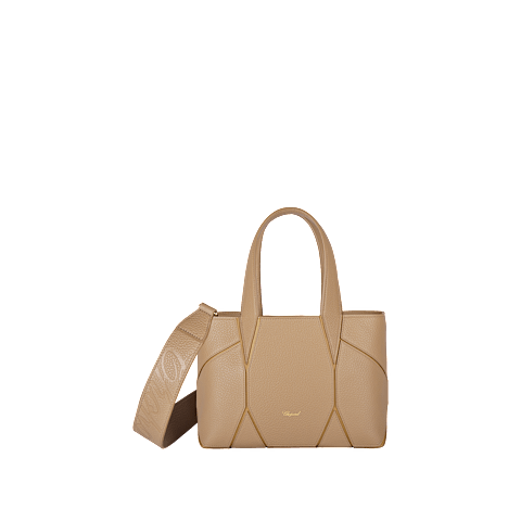 Enlarge {0}Chopard Diamond Grained Calfskin Bag for women -  3/4 view