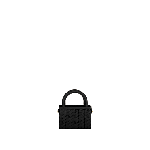 Vergr&ouml;&szlig;ern {0}Chopard Happy Hearts Genarbtes Kalbsleder Damentasche -  3/4-Ansicht
