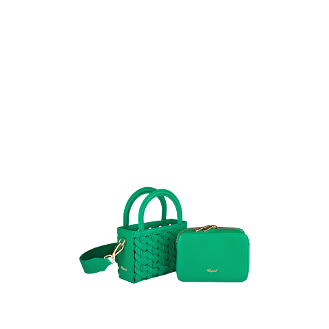 EnlargeChopard Happy Hearts Calfskin Bag for women -   inside view