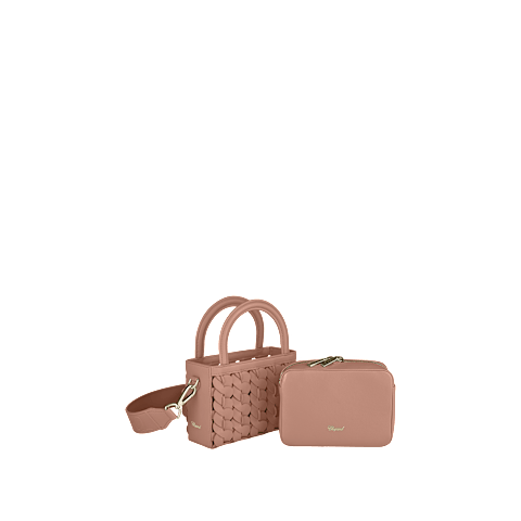 EnlargeChopard Happy Hearts Calfskin Bag for women -   inside view