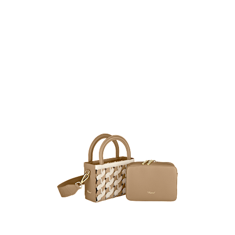 放大 {0}Chopard萧邦 Happy Hearts系列 粒面小牛皮 女士手提包 -   内部图