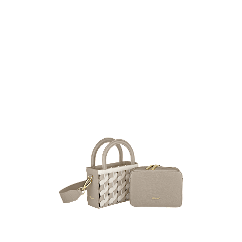 Enlarge {0}Chopard Happy Hearts Grained Calfskin Bag for women -   inside view