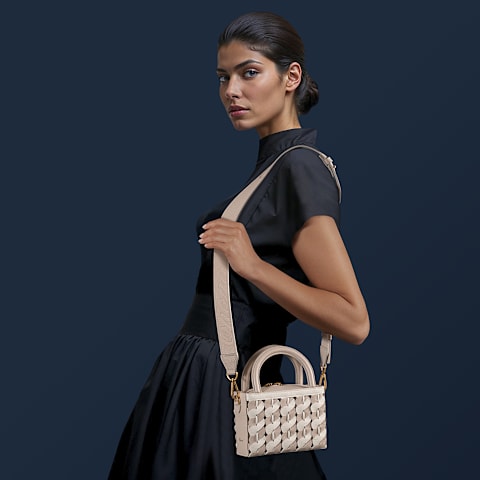 Enlarge {0}Happy Hearts Micro Tote Bag