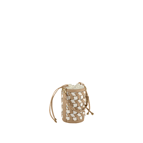Enlarge Chopard Happy Hearts Grained Calfskin Bag for women -   inside view