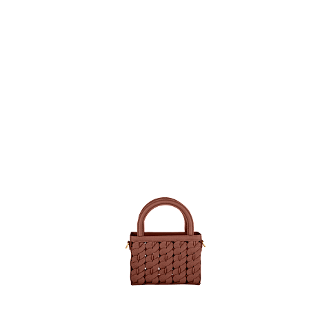 Ingrandisci {0}Chopard Happy Hearts Pelle di vitello martellata Borsa da donna -  veduta di 3/4