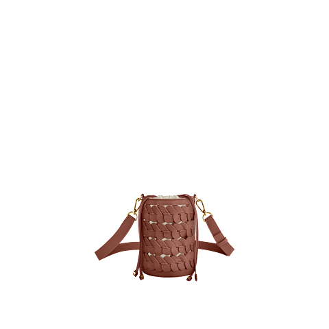 Enlarge {0}Chopard Happy Hearts Grained Calfskin Bag for women -  3/4 view
