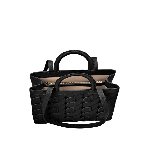 Enlarge {0}Chopard Happy Hearts Grained Calfskin Bag for women -   inside view