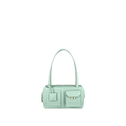 Enlarge {0}Chopard Ice Cube Calfskin Bag for women -  3/4 view
