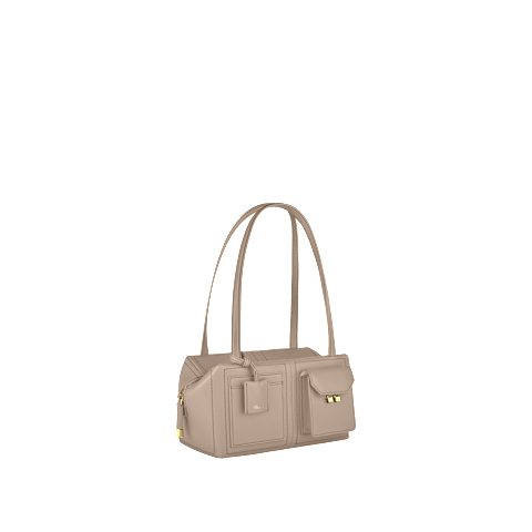 Enlarge {0}Chopard Ice Cube Calfskin Bag for women -   inside view