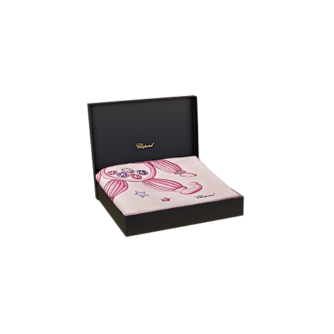IngrandisciChopard Rosa - 90 x 90 cm Coperta Happy Clown  veduta in confezione con scatola