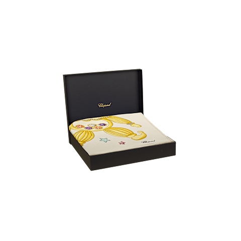 AgrandirChopard beige - 90&nbsp;x 90&nbsp;cm Couverture Happy Clown  vue dans coffret