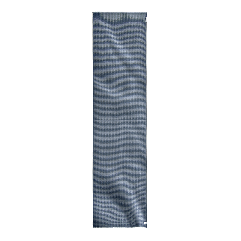 放大蓝色 - 45 x 180 cm 围巾  背面平铺展示图